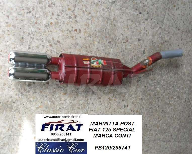 MARMITTA FIAT 125 SPECIAL POST. (SPORTIVA)